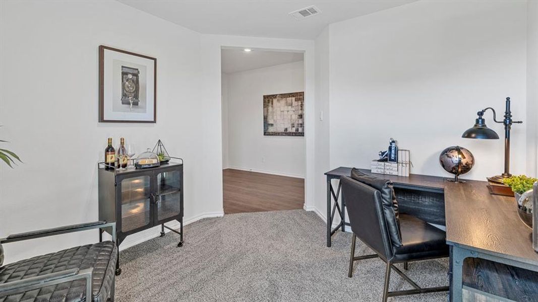 Furnished interior view inside a new home in Bel Air Village, Sherman (Image 7).