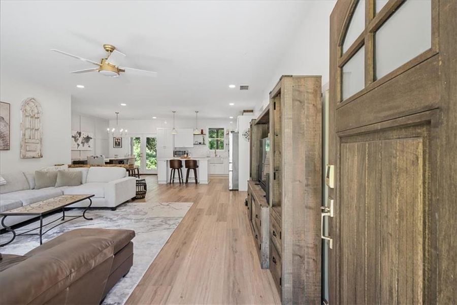 Furnished interior view inside a new home in , Atlanta (Image 13).