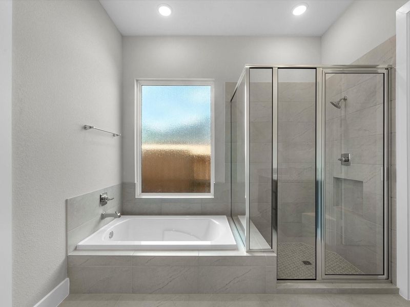 Furnished interior view inside a new home in Oakhill Reserve, Tomball (Image 8).