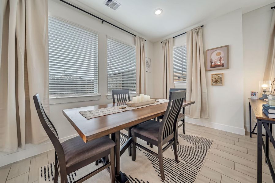 Furnished interior view inside a new home in The Groves, Humble (Image 13).