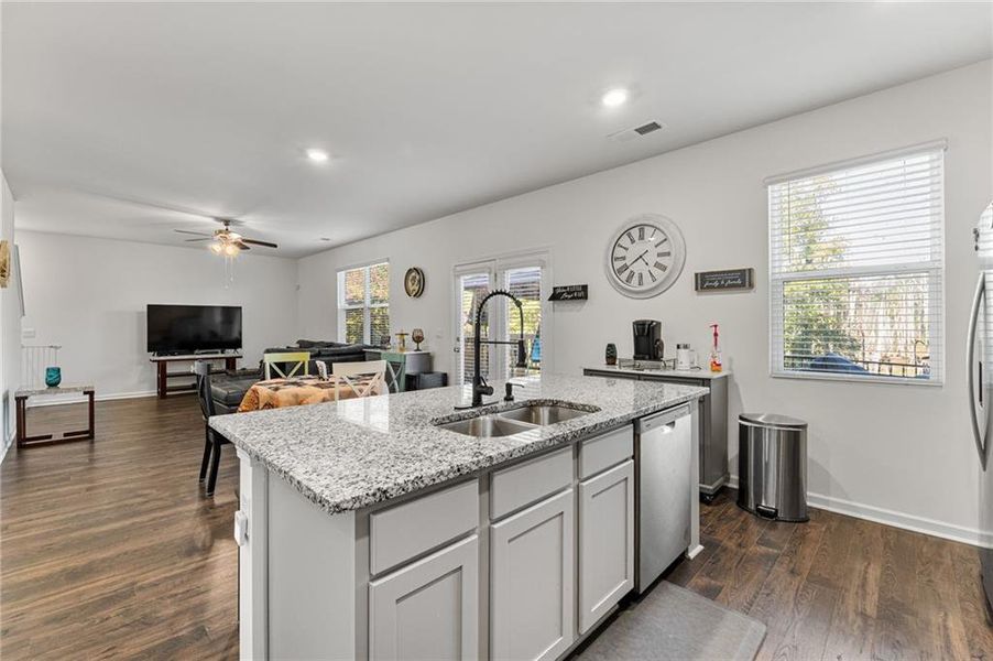 Furnished interior view inside a new home in Locust Grove Station - Pine Valley, Locust Grove (Image 9).