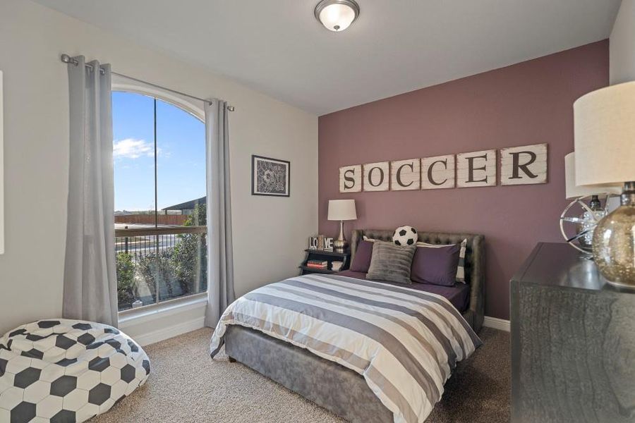 Furnished interior view inside a new home in Bluestem, Rhome (Image 13).