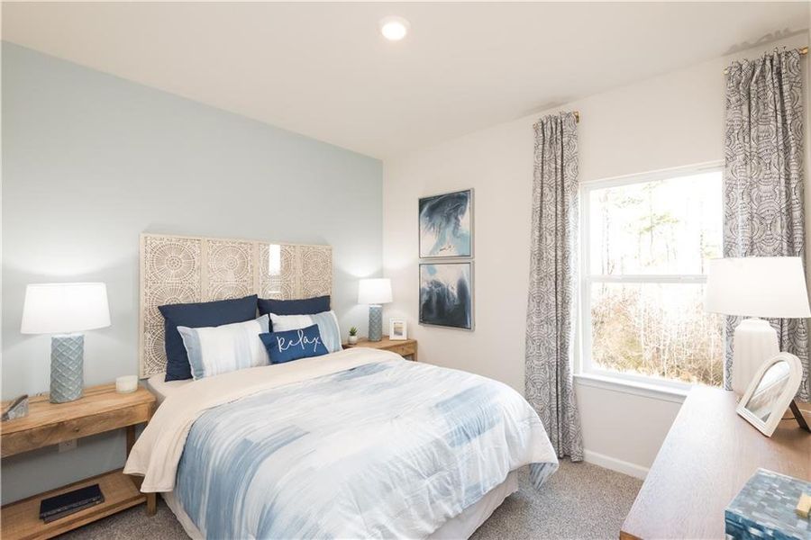Furnished interior view inside a new home in Harmony Manor, Fairburn (Image 11).