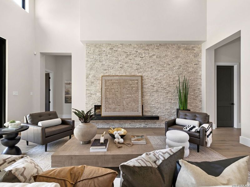 Furnished interior view inside a new home in , San Antonio (Image 15).