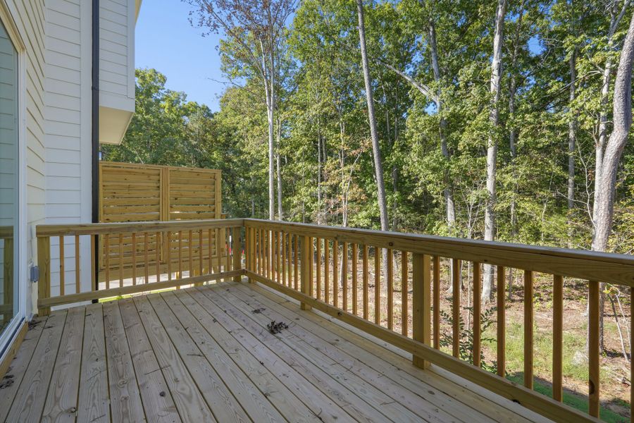 Representative exterior details of a home built from the Isla by Tri Pointe Homes in Twinleaf Townes, Chapel Hill (Image 3).