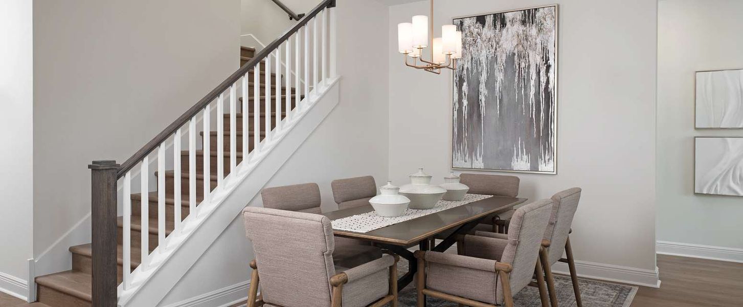 Representative furnished interior of a home built from the Duval II by Ashton Woods in Northlake Traditional, Winter Garden (Image 10).