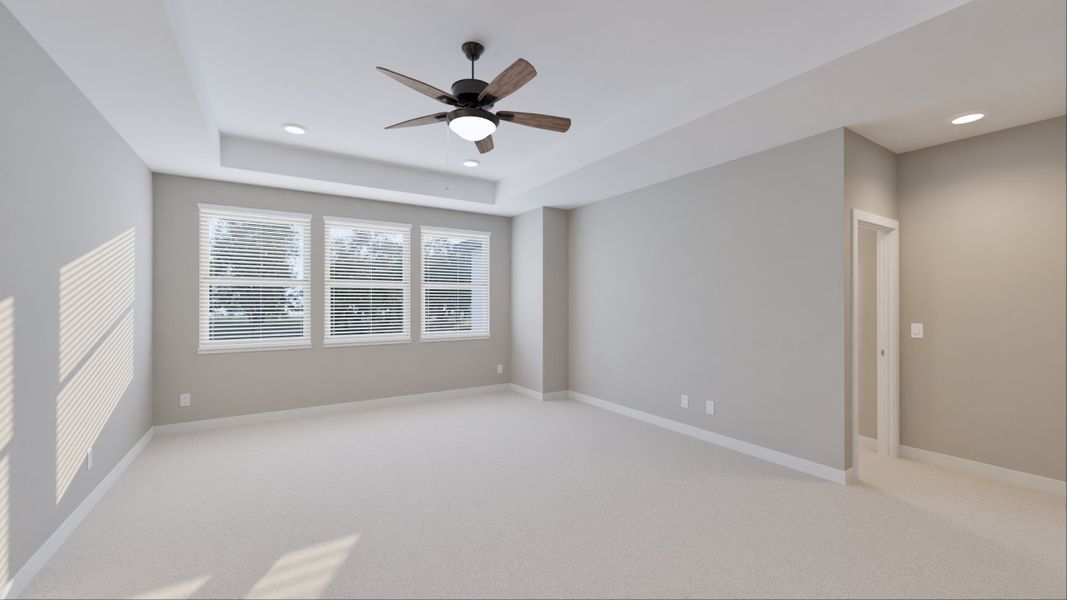 Representative unfurnished interior of a home built from the Maya by Tricoast Homes in Summer Place 35', Montgomery (Image 22). Representative unfurnished interior of a home built from the Maya by Tricoast Homes in Summer Place 35', Montgomery (Image 22).