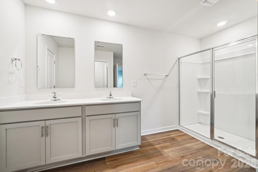 Furnished interior view inside a new home in Clark Creek Landing, Lincolnton (Image 7).