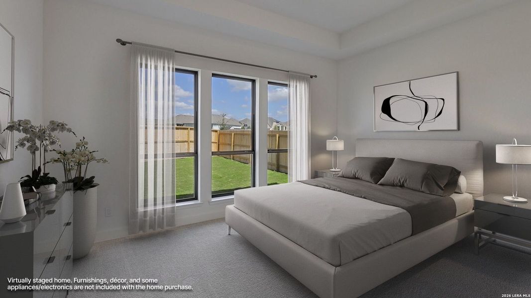 Furnished interior view inside a new home in Ladera, San Antonio (Image 4).