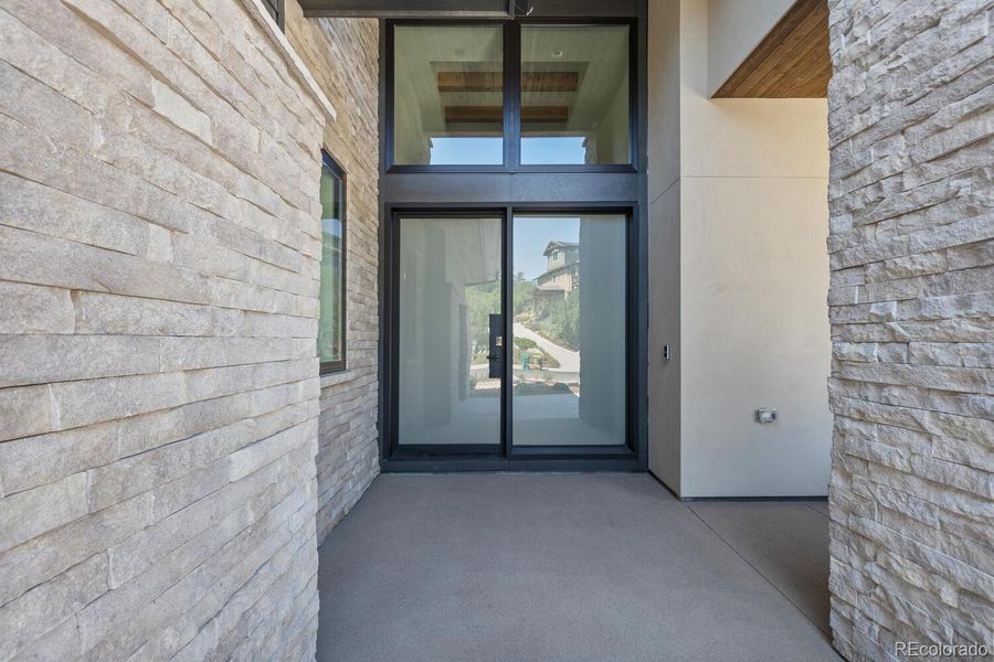 Exterior details and patio area of a home in , Castle Rock (Image 30).