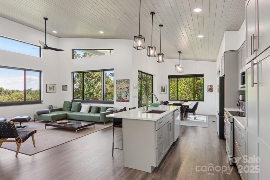 Furnished interior view inside a new home in , Hendersonville (Image 5).