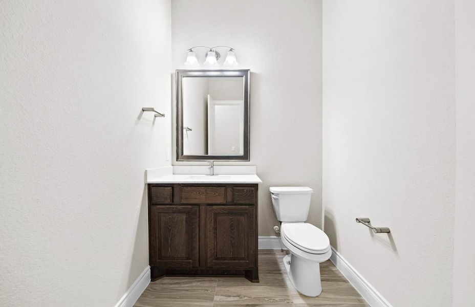 Representative furnished interior of a home built from the 4082 by Ravenna Homes in Artavia 70′, Conroe (Image 15).