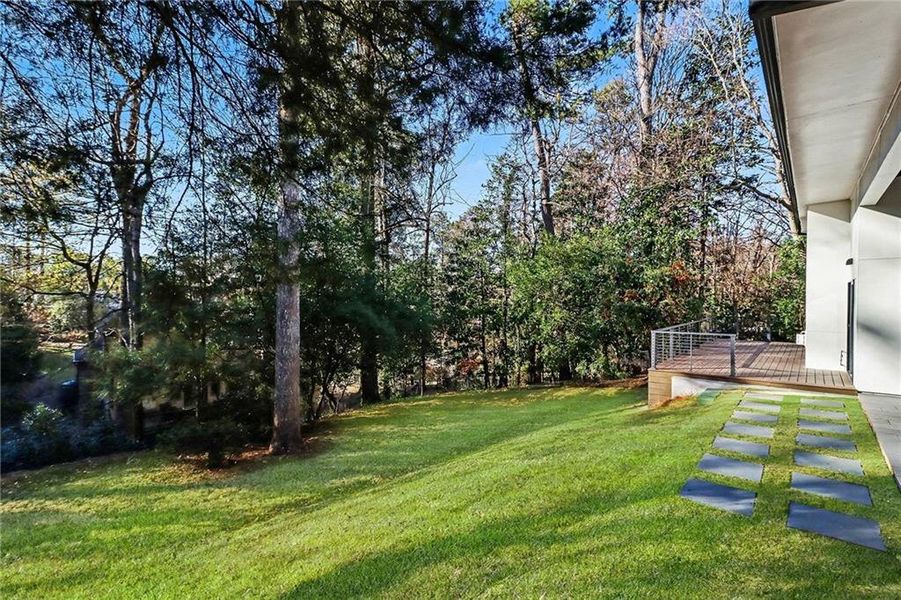Exterior details and patio area of a home in , Atlanta (Image 34). Exterior details and patio area of a home in , Atlanta (Image 34).