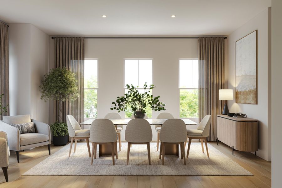 Furnished interior view inside a new home in , Charleston (Image 5).