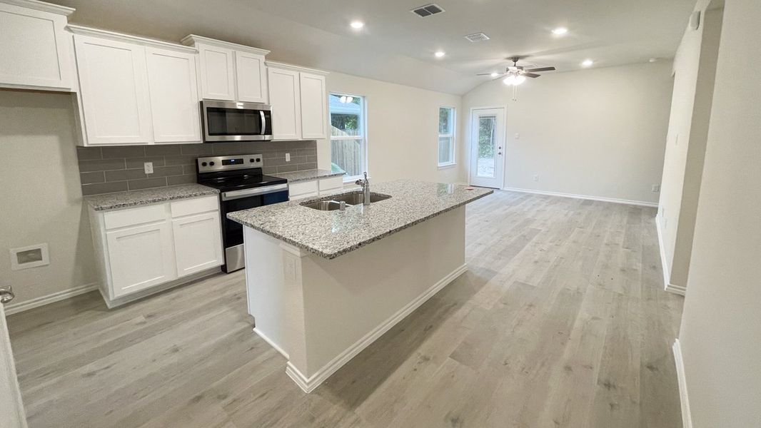 Furnished interior in a model home at Lee Heights in Tom Bean (Image 15). Furnished interior in a model home at Lee Heights in Tom Bean (Image 15).