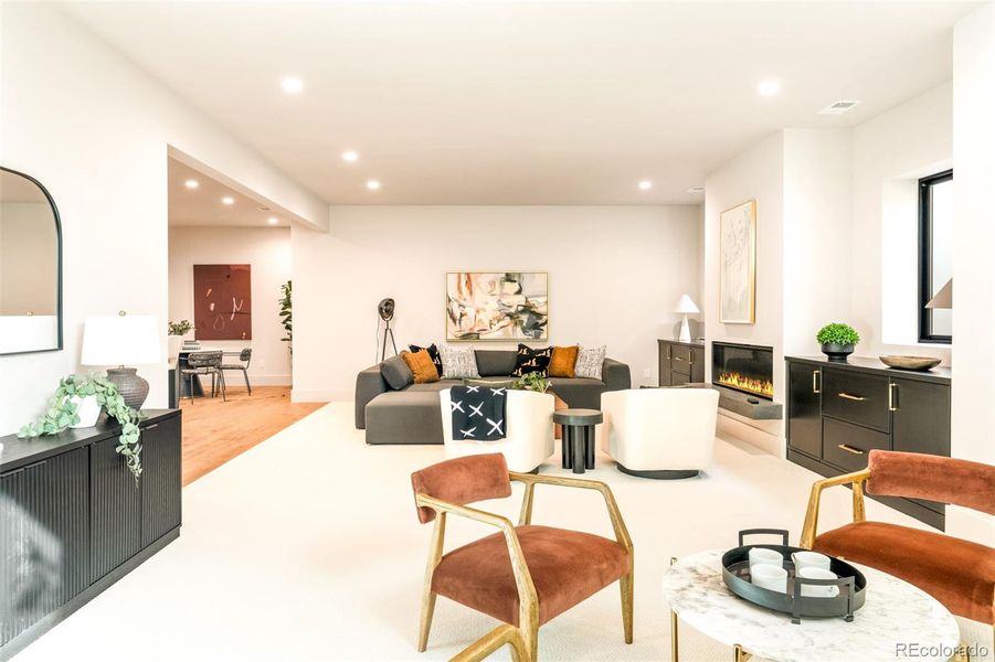 Furnished interior view inside a new home in , Denver (Image 18).