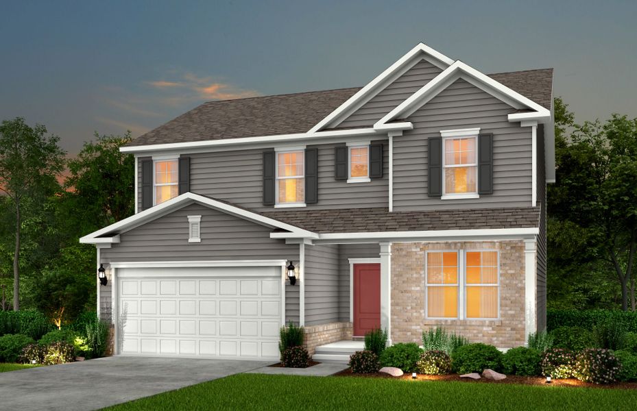 Representative exterior photo of a completed home built from the Aspire by Pulte Homes in Hamlet at Carothers Crossing, La Vergne, TN (Image 2).