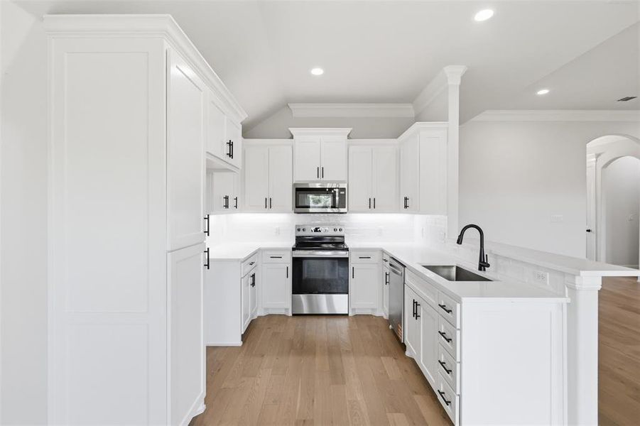 Furnished interior view inside a new home in , Springtown (Image 10).