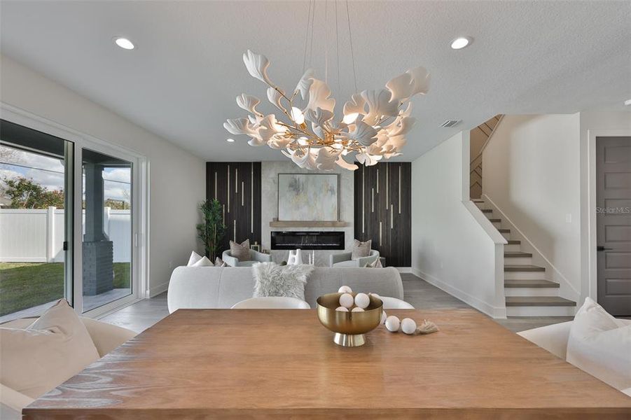 Furnished interior view inside a new home in , Tampa (Image 31).