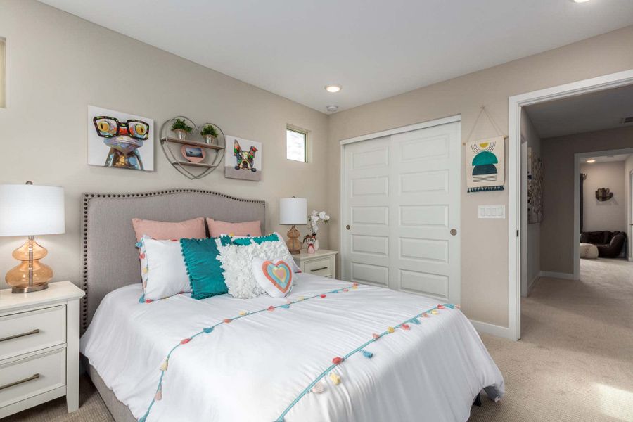 Bedroom 3 | Prescott | The Villages at North Copper Canyon – Valley Series | New homes in Surprise, Arizona | Landsea Homes