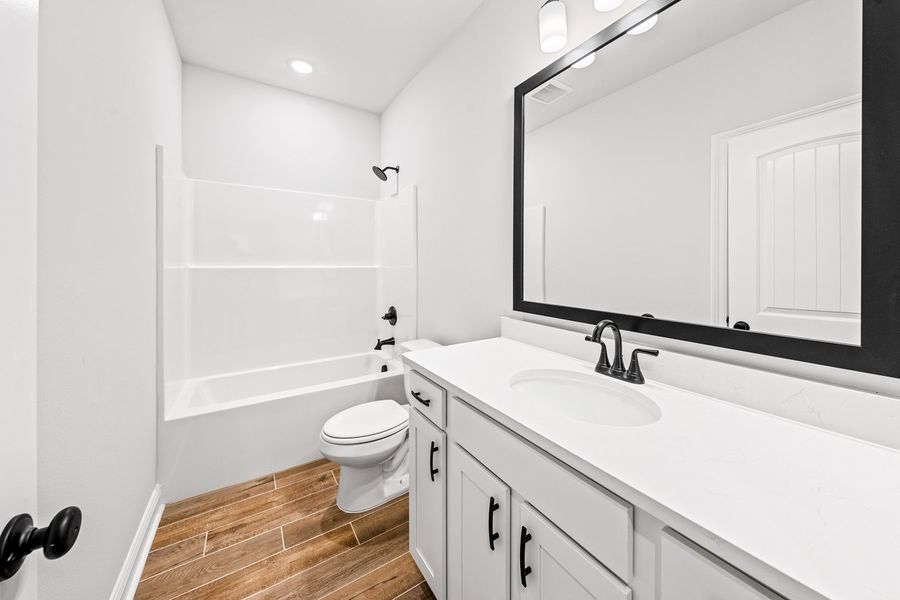 Furnished interior view inside a new home in Natureview, Freeport (Image 7). Furnished interior view inside a new home in Natureview, Freeport (Image 7).