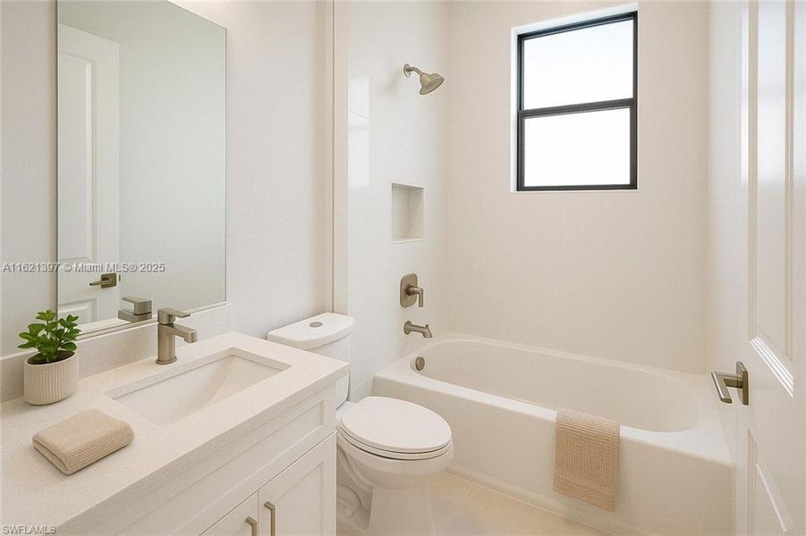 Furnished interior view inside a new home in , Naples (Image 5).