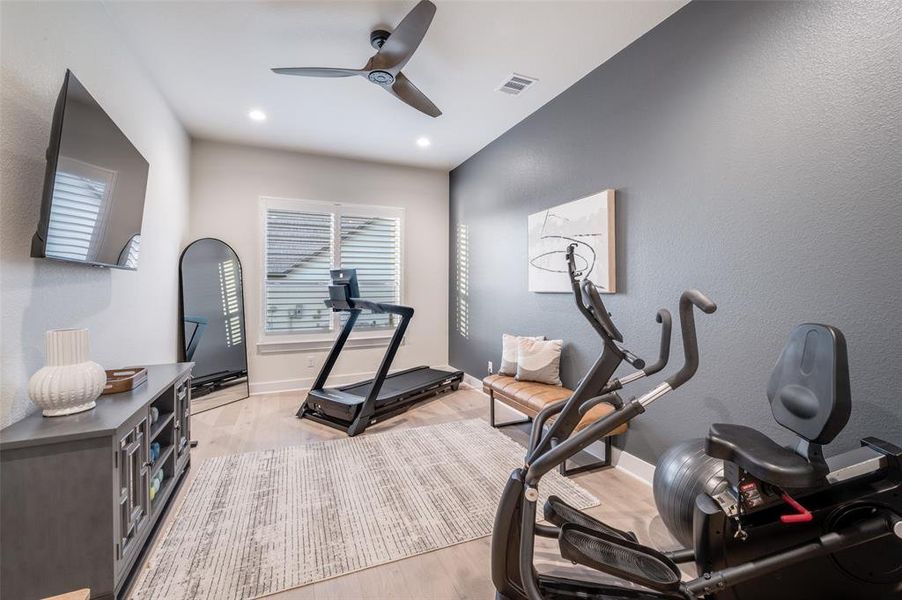 Furnished interior view inside a new home in , Oak Point (Image 19).