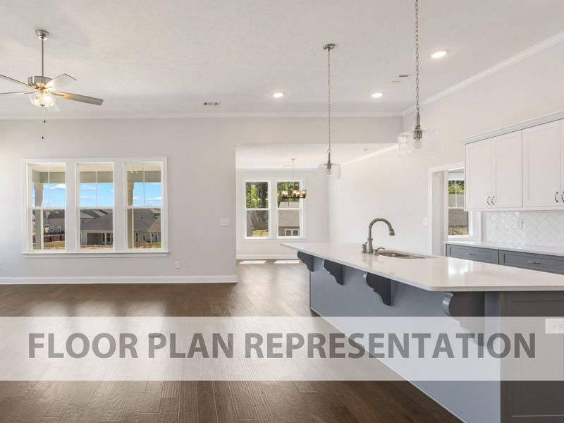 Sutton Plan Living Room & Kitchen