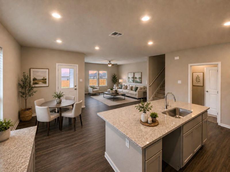 Light & Bright Kitchen - Virtually Staged Light & Bright Kitchen - Virtually Staged