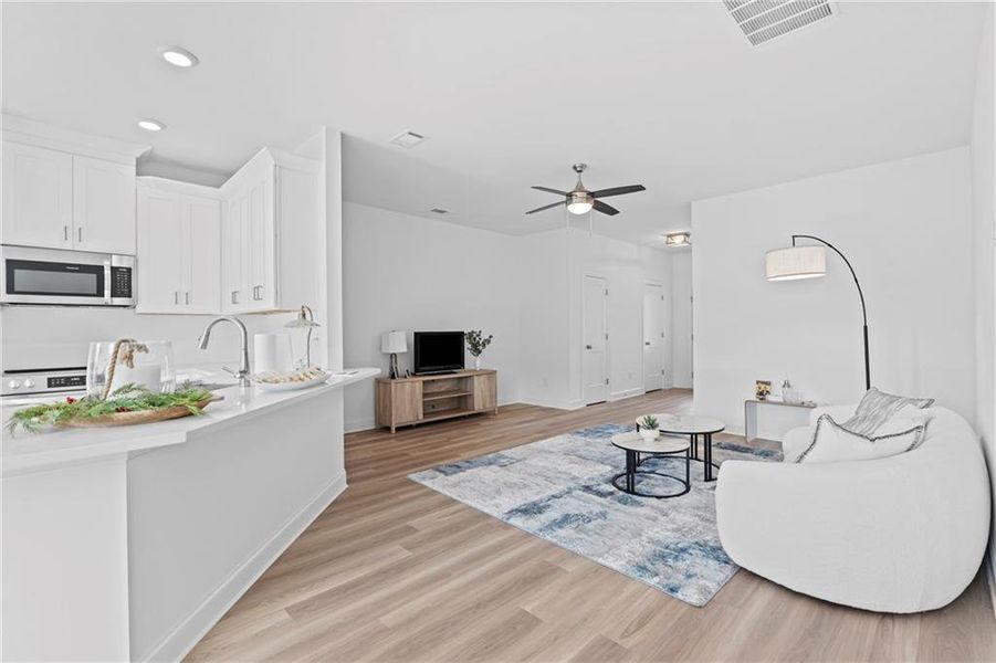 Furnished interior view inside a new home in , Ball Ground (Image 7).