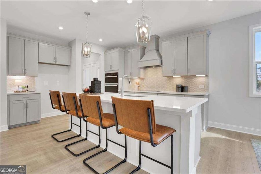 Furnished interior view inside a new home in The Paddocks at Doc Hughes, Buford (Image 14).