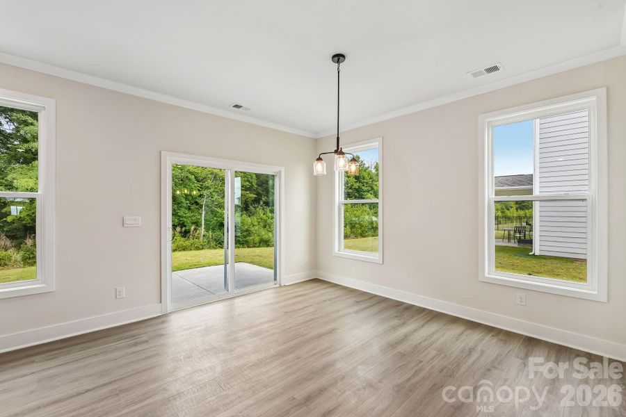 Spacious, unfurnished interior of a new home in Sanctuary at Southgate, Indian Trail (Image 18). Spacious, unfurnished interior of a new home in Sanctuary at Southgate, Indian Trail (Image 18).