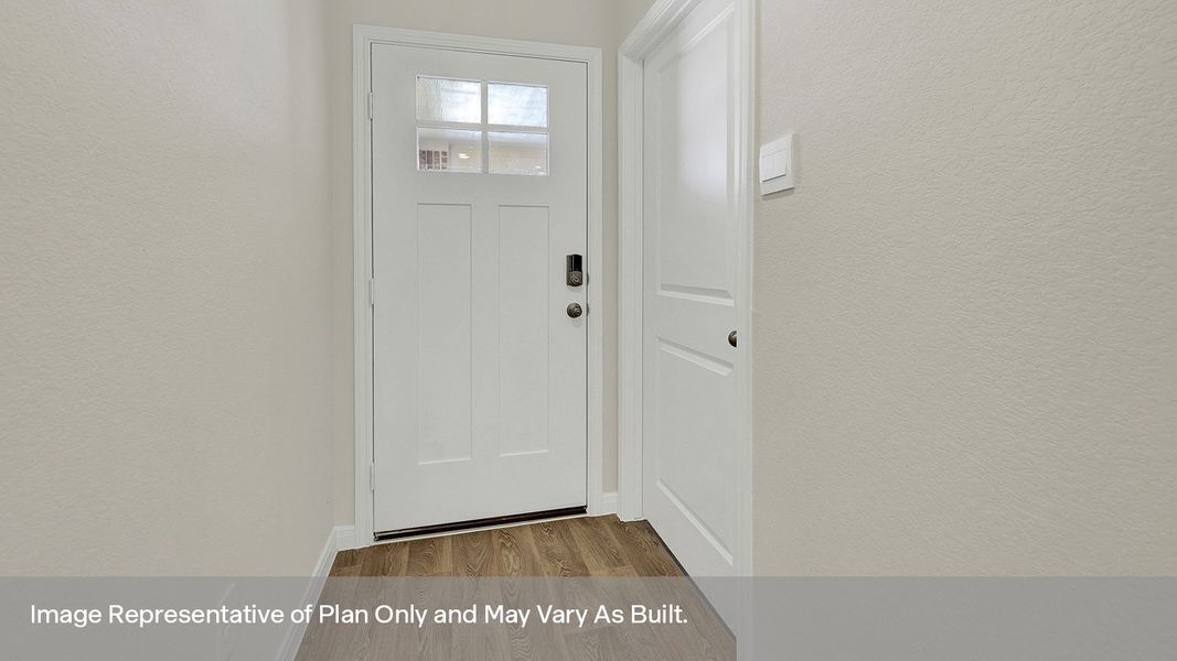 Representative unfurnished interior of a home built from the The Tyler by D.R. Horton in Whisper South, San Marcos (Image 16). Representative unfurnished interior of a home built from the The Tyler by D.R. Horton in Whisper South, San Marcos (Image 16).