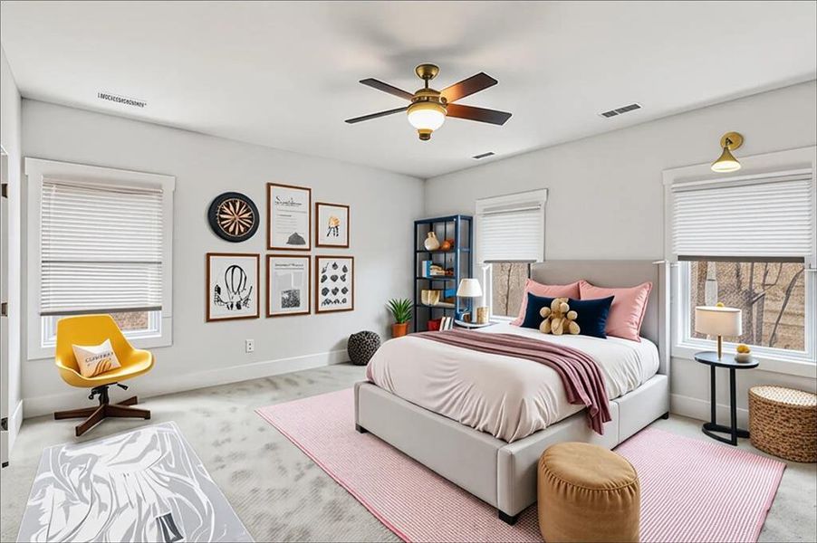 Furnished interior view inside a new home in , Alpharetta (Image 51).