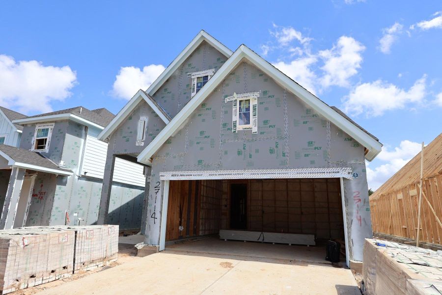 In-progress construction of a new home in The Grand Prairie - Meadow Collection, Hockley, TX (Image 6).