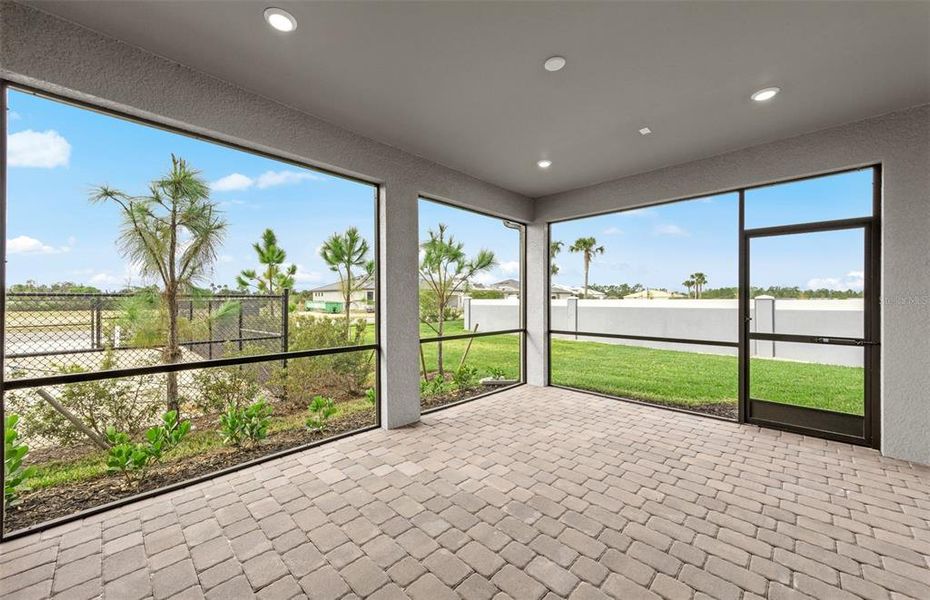 Exterior details and patio area of a home in , North Port (Image 20). Exterior details and patio area of a home in , North Port (Image 20).