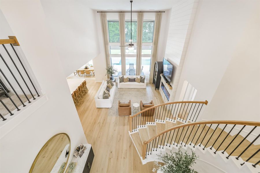 Furnished interior view inside a new home in Woodforest – 60', Montgomery (Image 7).