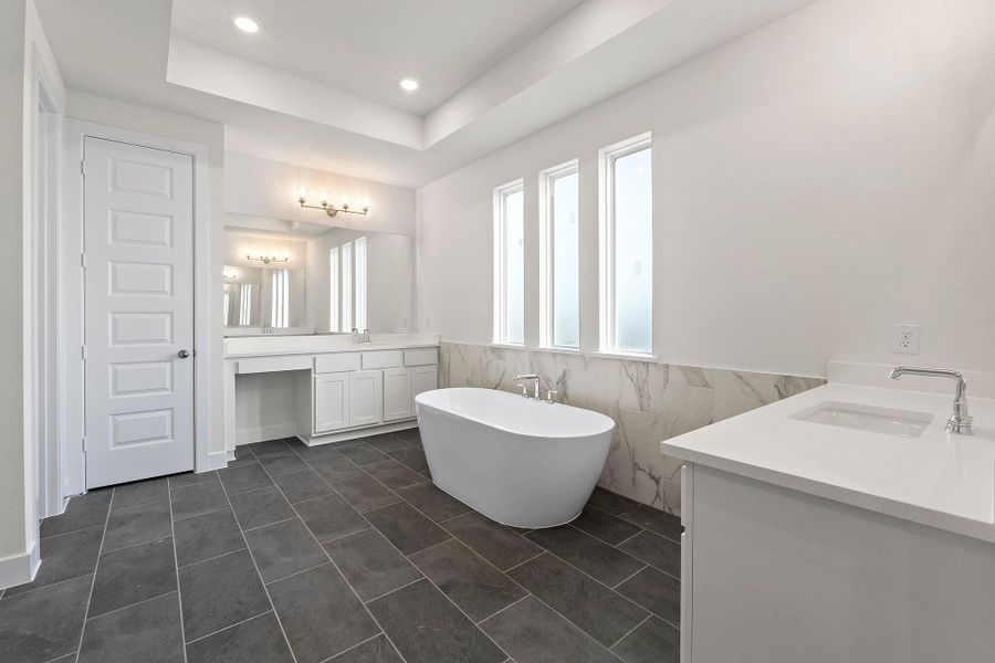 Furnished interior view inside a new home in Lariat, Liberty Hill (Image 12).