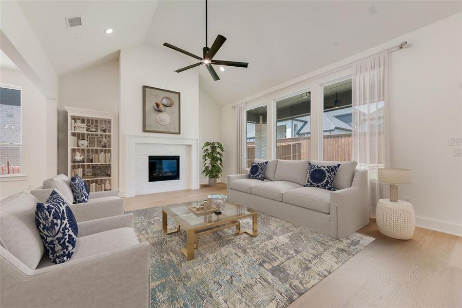 Furnished interior view inside a new home in Quail Hollow, Rockwall (Image 12).