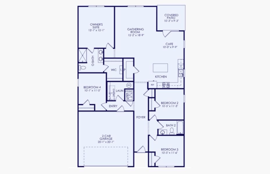 2D floor plan layout of this home in Heartwood, Richmond Hill, GA (Image 1). 2D floor plan layout of this home in Heartwood, Richmond Hill, GA (Image 1).