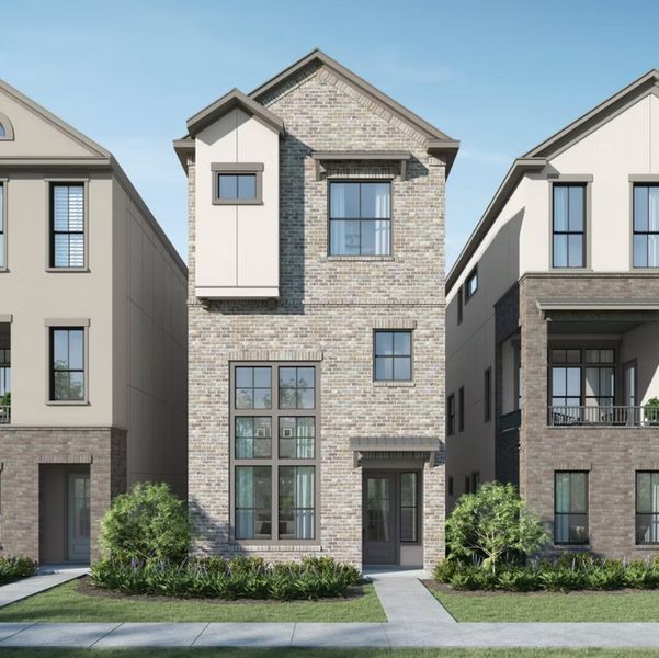 Representative exterior photo of a completed home built from the The Caroline by Riverway Homes in Somerset Green, Houston, TX (Image 2). Representative exterior photo of a completed home built from the The Caroline by Riverway Homes in Somerset Green, Houston, TX (Image 2).