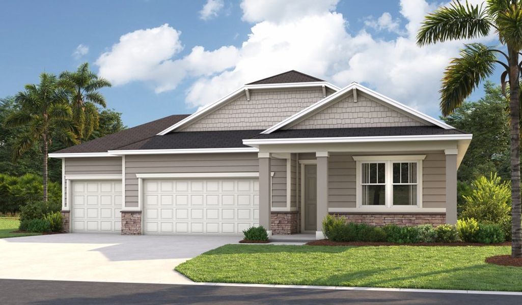 Arlington-JAX-Master 3-car Elevation L Arlington-JAX-Master 3-car Elevation L