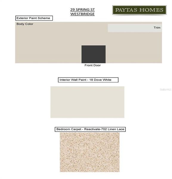 Sample of building materials used in homes in Coastal Gardens at Town Center, Palm Coast (Image 5).