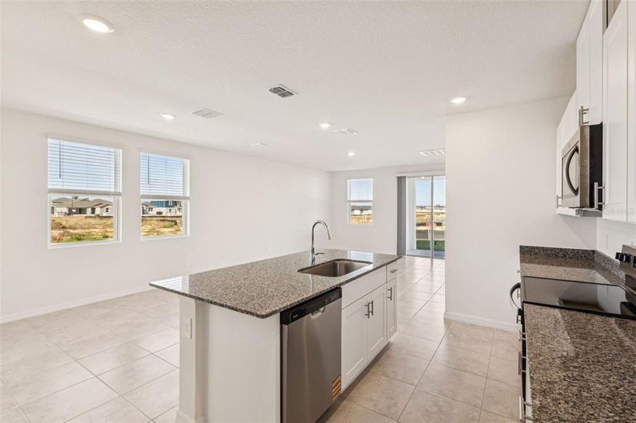 Furnished interior view inside a new home in The Reserve at Hammock Oaks - Classic Series, Lady Lake (Image 6).