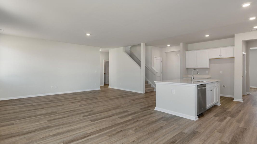 Spacious, unfurnished interior of a new home in Indigo Preserve, Leland (Image 23).