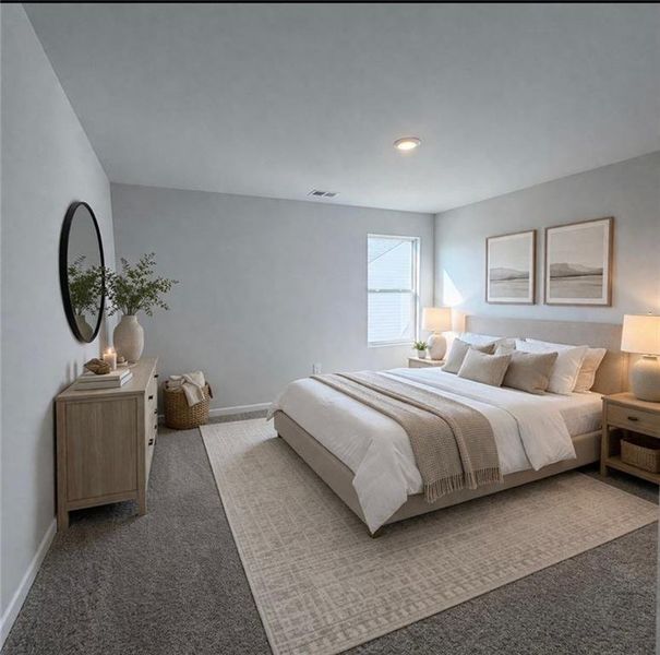 Furnished interior view inside a new home in Fairview Lake, Conyers (Image 9).
