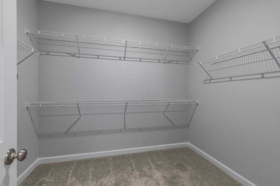 Representative unfurnished interior of a home built from the Weymouth by Caviness & Cates Communities in Bartlett Manor, Youngsville (Image 66).