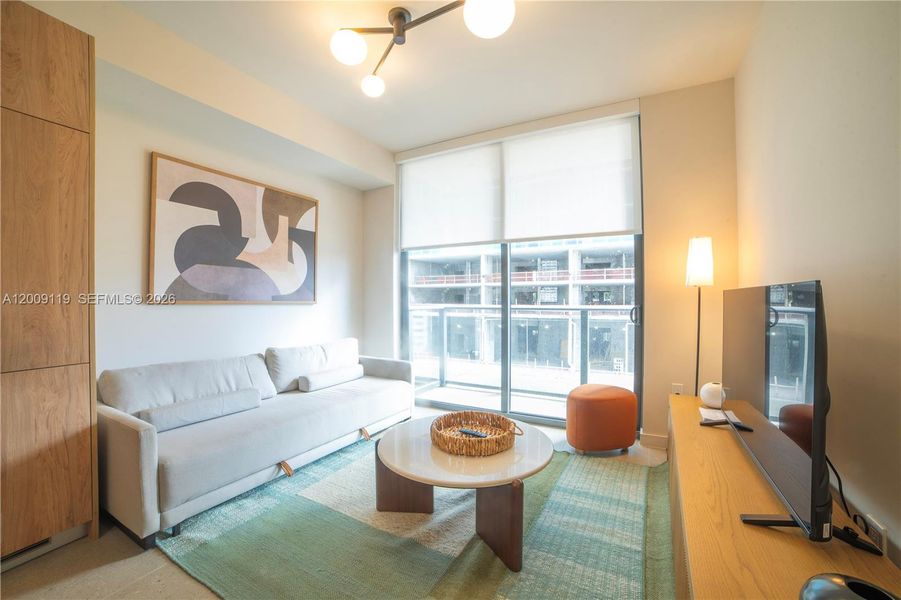 Furnished interior view inside a new home in , Miami (Image 7).