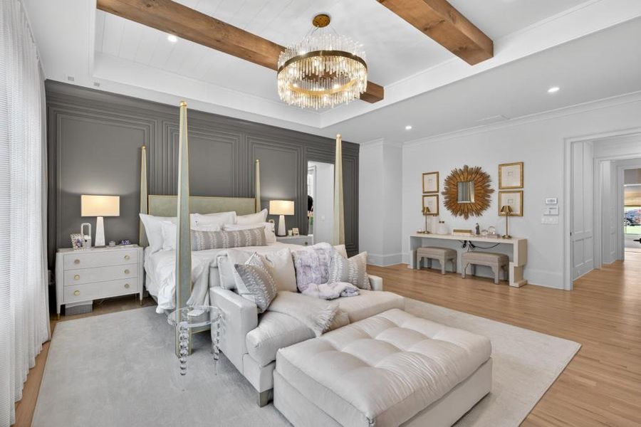 Furnished interior view inside a new home in , Braselton (Image 75).