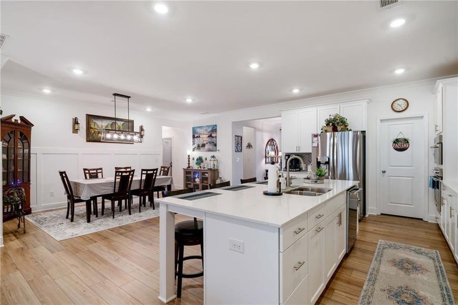 Furnished interior view inside a new home in Hickory Bluffs, Canton (Image 8).